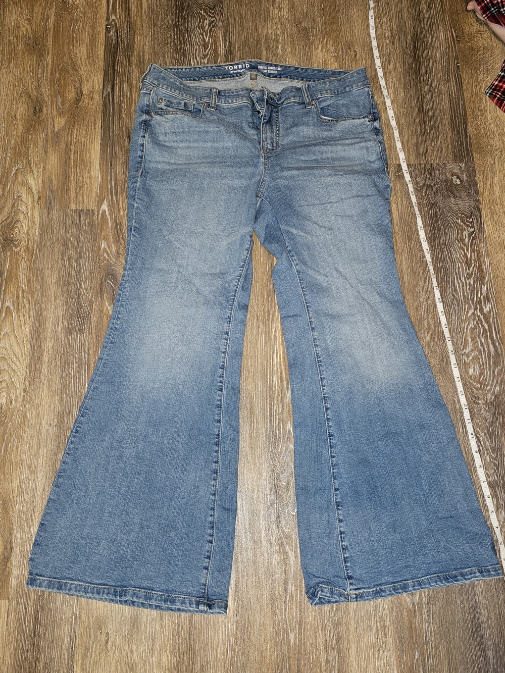 Torrid Women's Light Blue Flare Jeans